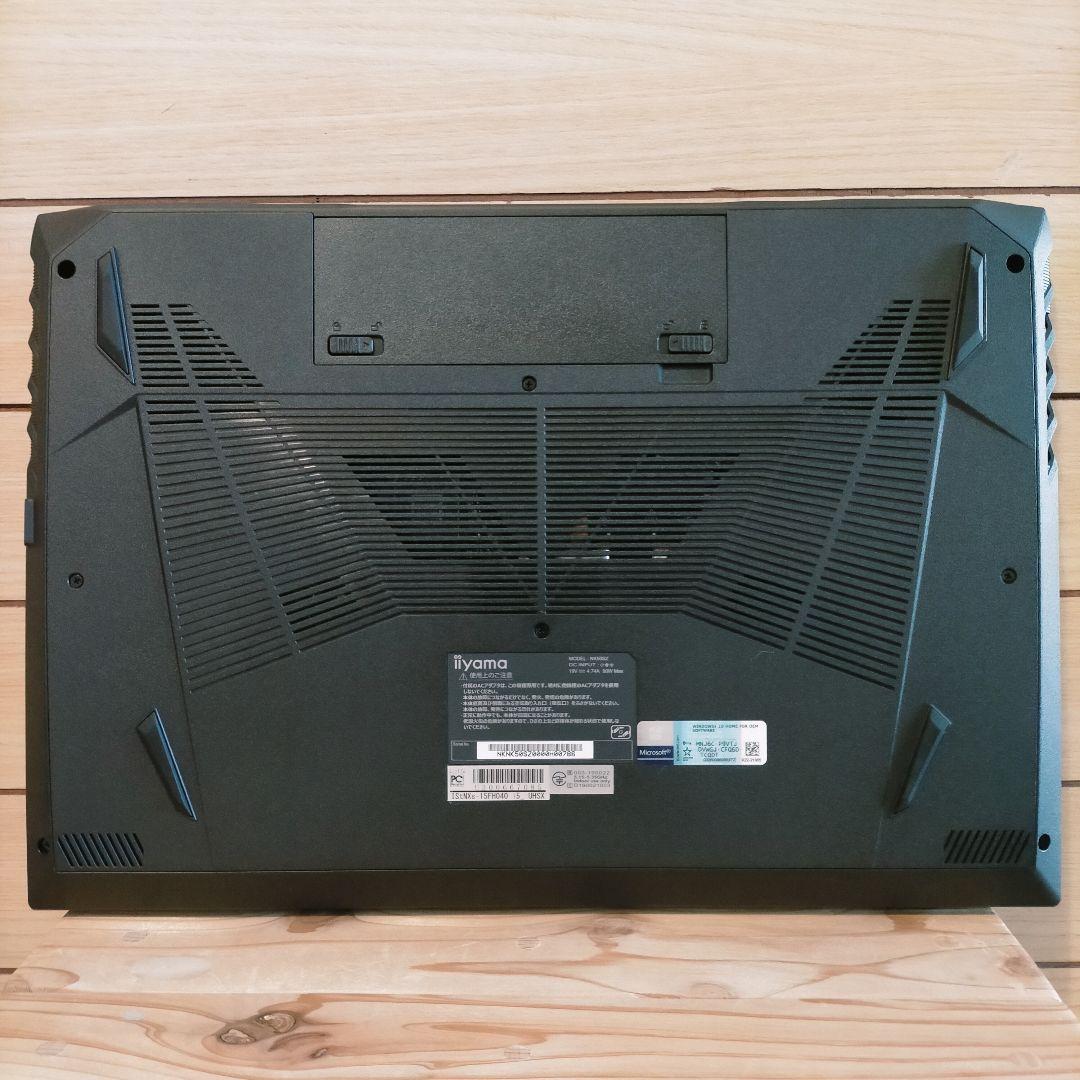 【 美品 】iiyama ノートパソコン 15型 15.6インチ Full HD