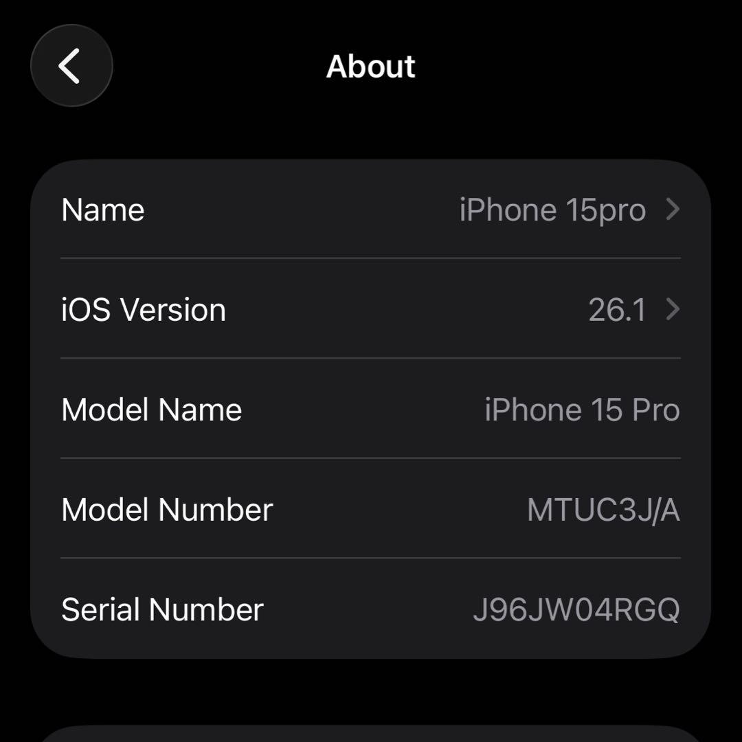 iPhone 15 Pro 256GB ブラック SIMフリー