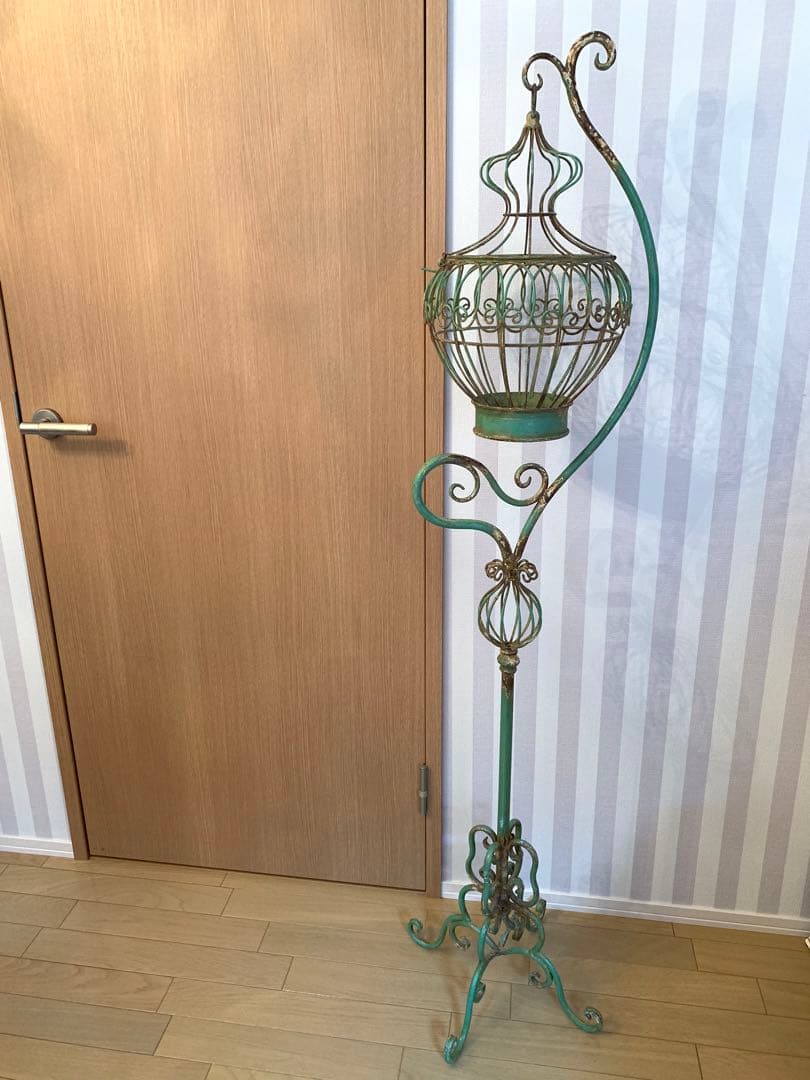 バードゲージ　アンティーク　シャビーシック　ブロカント　送料込