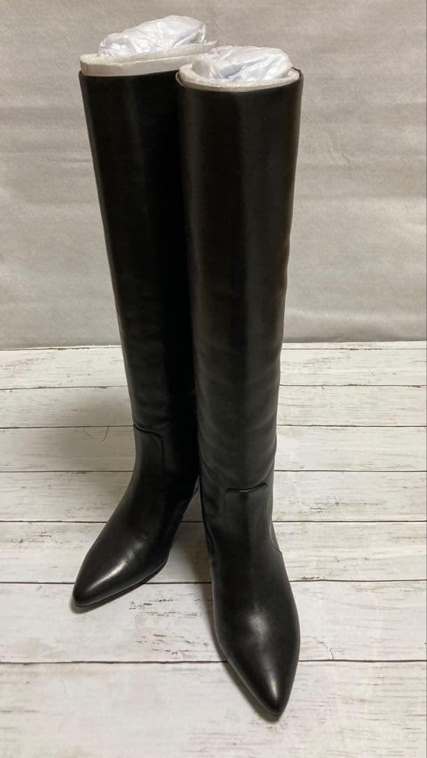 Odette e Odile ルーズロングブーツ オデットエオディール ブラック