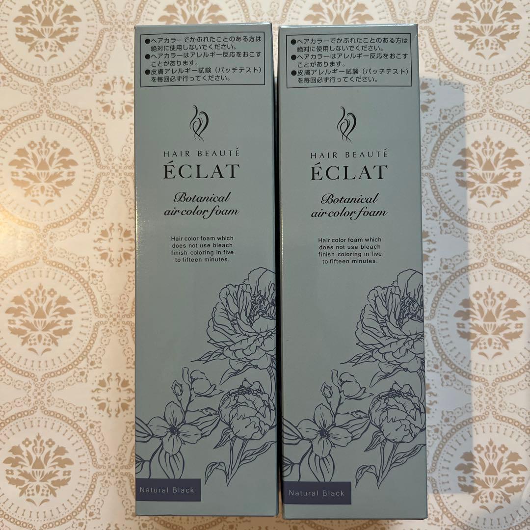 ÉCLAT Botanical air color foam ナチュラルブラック