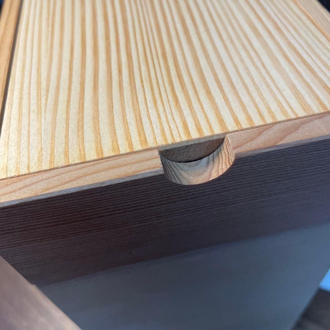 KURASHI & Trips メイクボックス 木製 ミラー付 美品