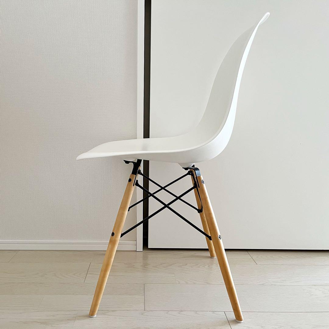 正規品 ハーマンミラー イームズ シェルチェア ダヴェルベース ホワイト 美品