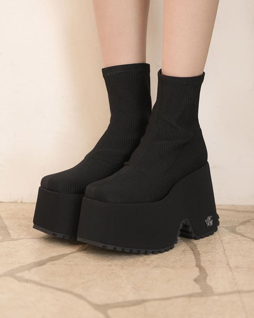 12cm盛れるショートブーツ ミシェルマカロン michellMacaron S