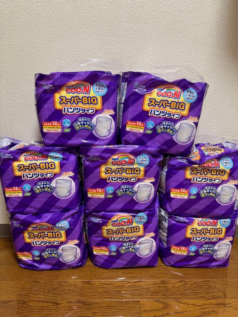 GOONスーパーBIG パンツタイプ　8パック