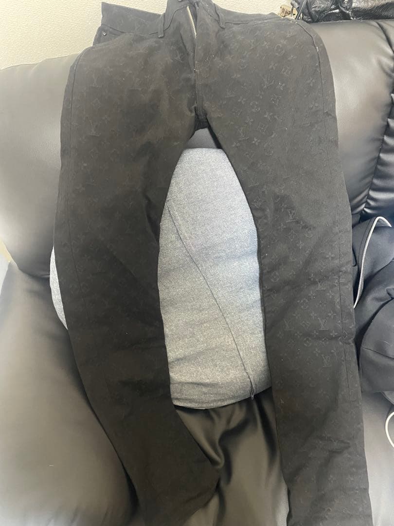 パンツ Louis Vuitton denim pants black 27