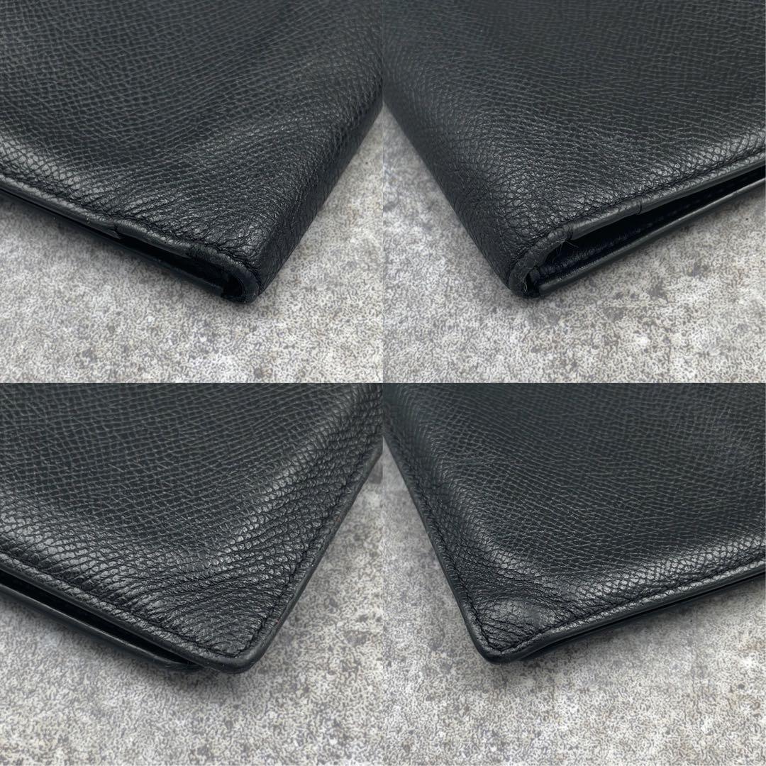 Maison Margiela　メゾンマルジェラ 長財布　黒　レザー　折り財布