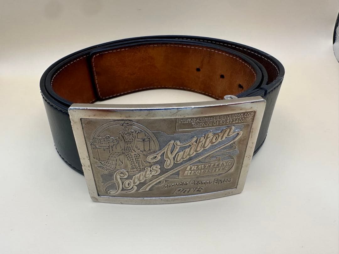 ルイヴィトン　ベルト　サンチュール　ジーンズ45mm幅　100/40