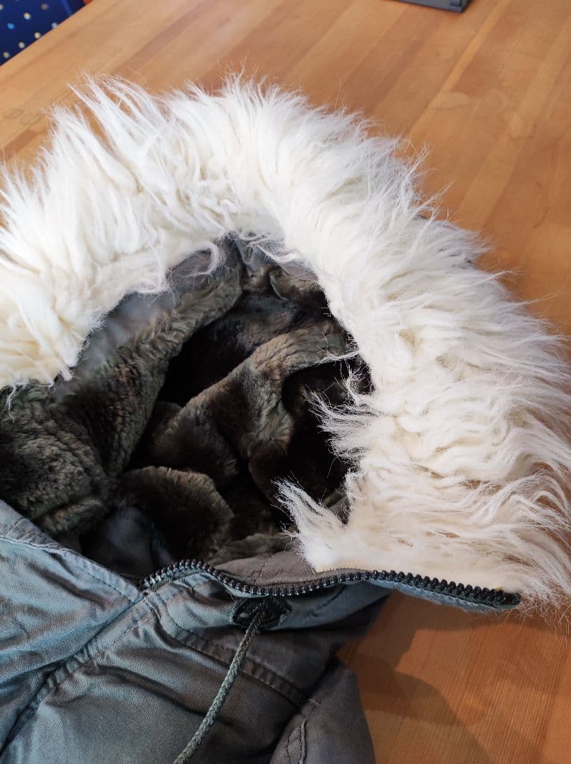 00s 米軍 実物 N-3Bフライトジャケット　貴重なS　USED