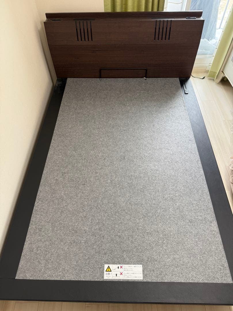 跳ね上げ式ドリームベッド　ダブルベッド(希望があればニトリマットレスも)