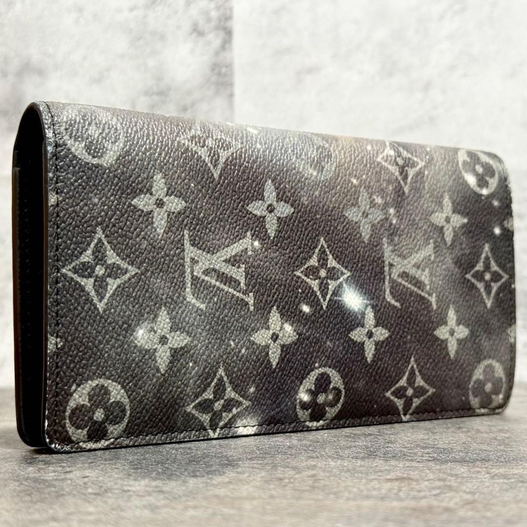 入手困難 限定品⭐️ルイヴィトン ギャラクシー ポルトフォイユ ブラザ 黒 長財布