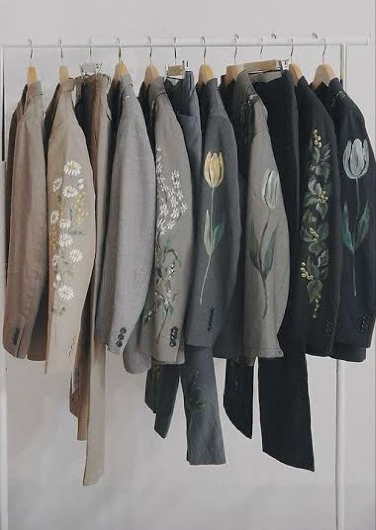 TOLIGHT ハンドペインティング コート