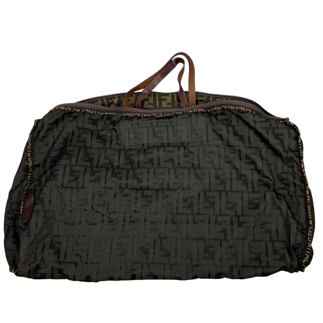 【大容量】FENDI フェンディ ズッカ ボストン トートバッグ 折り畳み可能