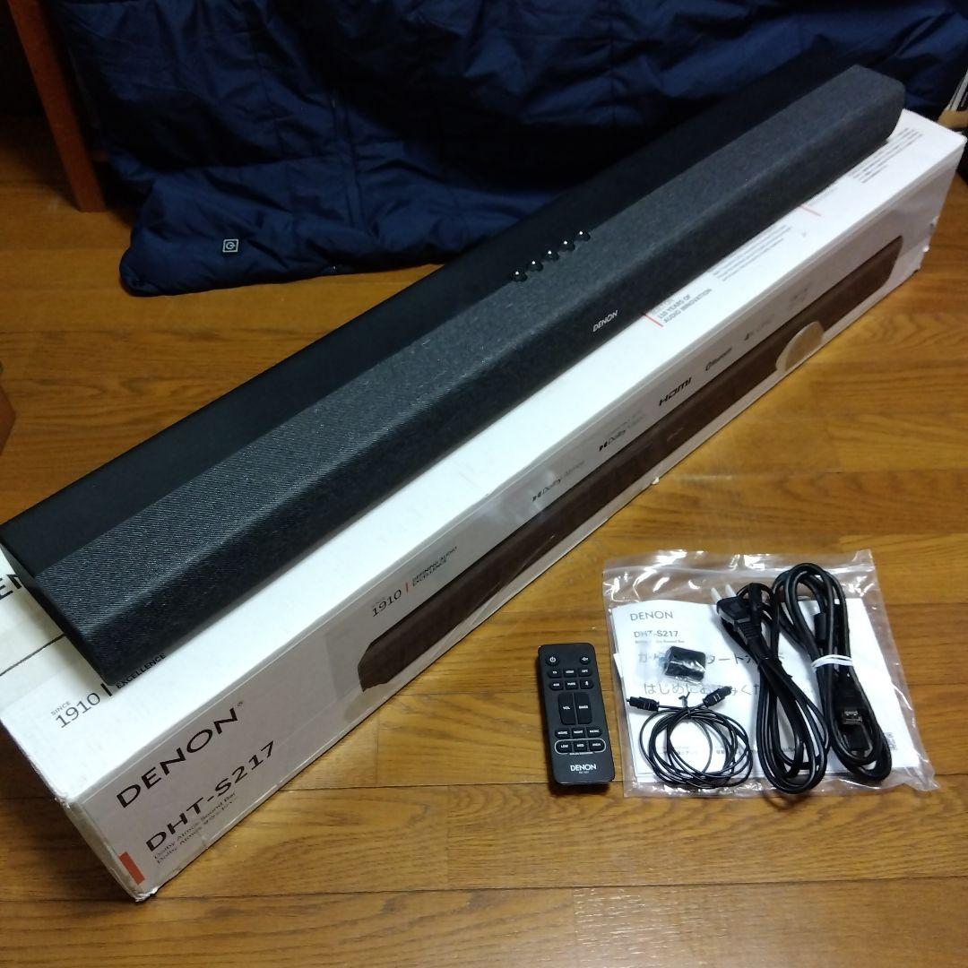 2024年製 デノン サウンドバー DHT-S217 ブラック