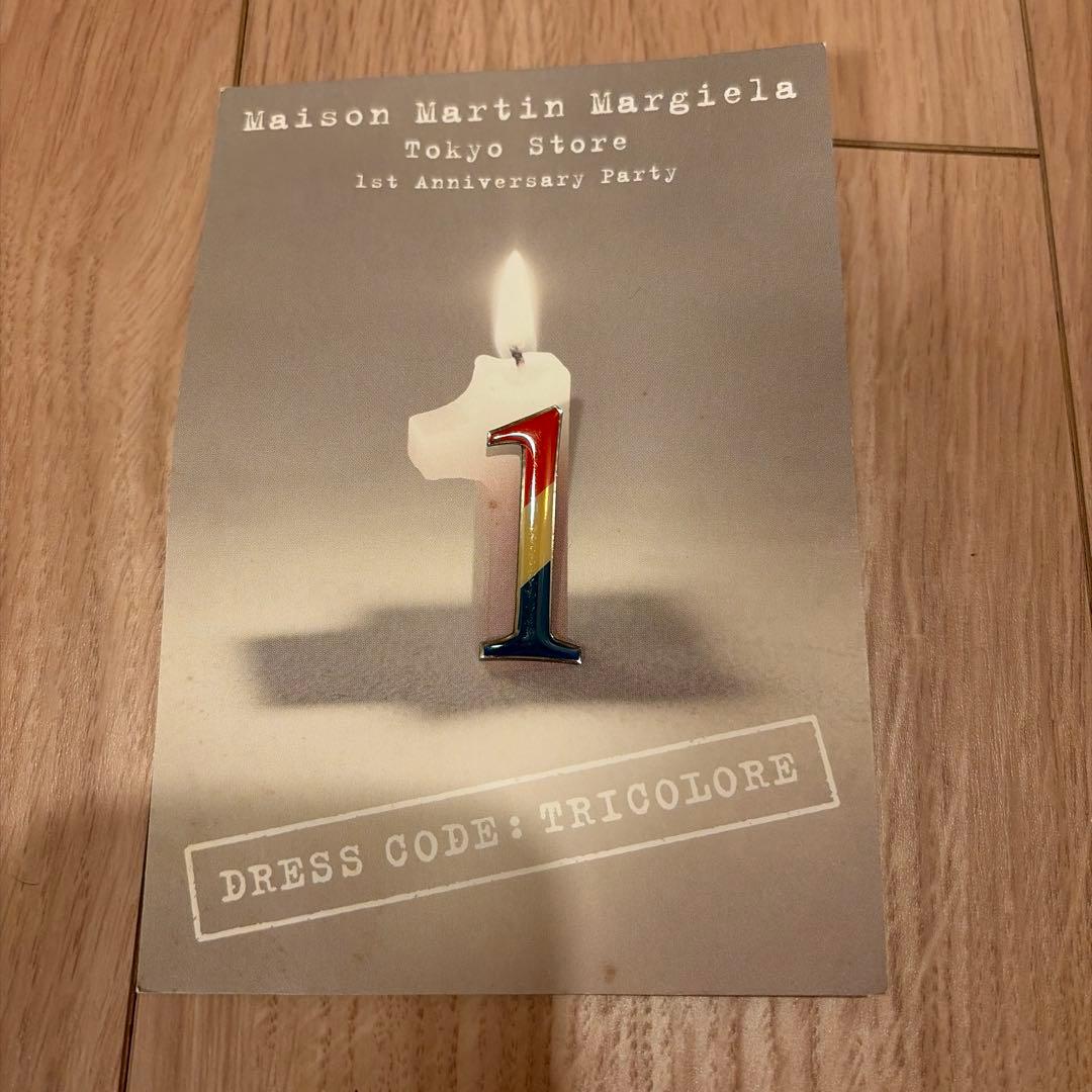 【未使用品】Martin Margiela 移転1周年記念パーティー ピンバッジ