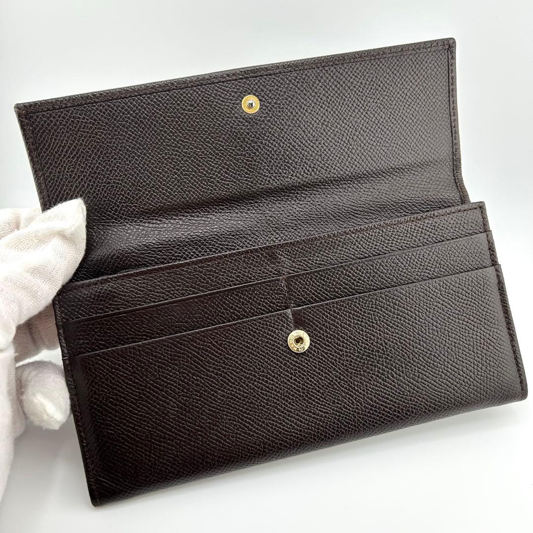 ✨極上美品・付属品完備✨　BVLGARI 長財布　クラシコ　本革　レザー