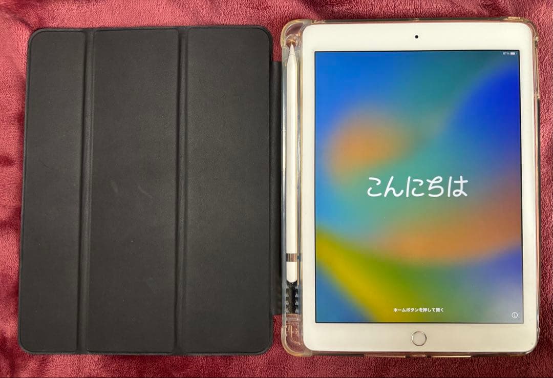 Apple iPad シルバー 9.7インチ カバーApplepencil付き