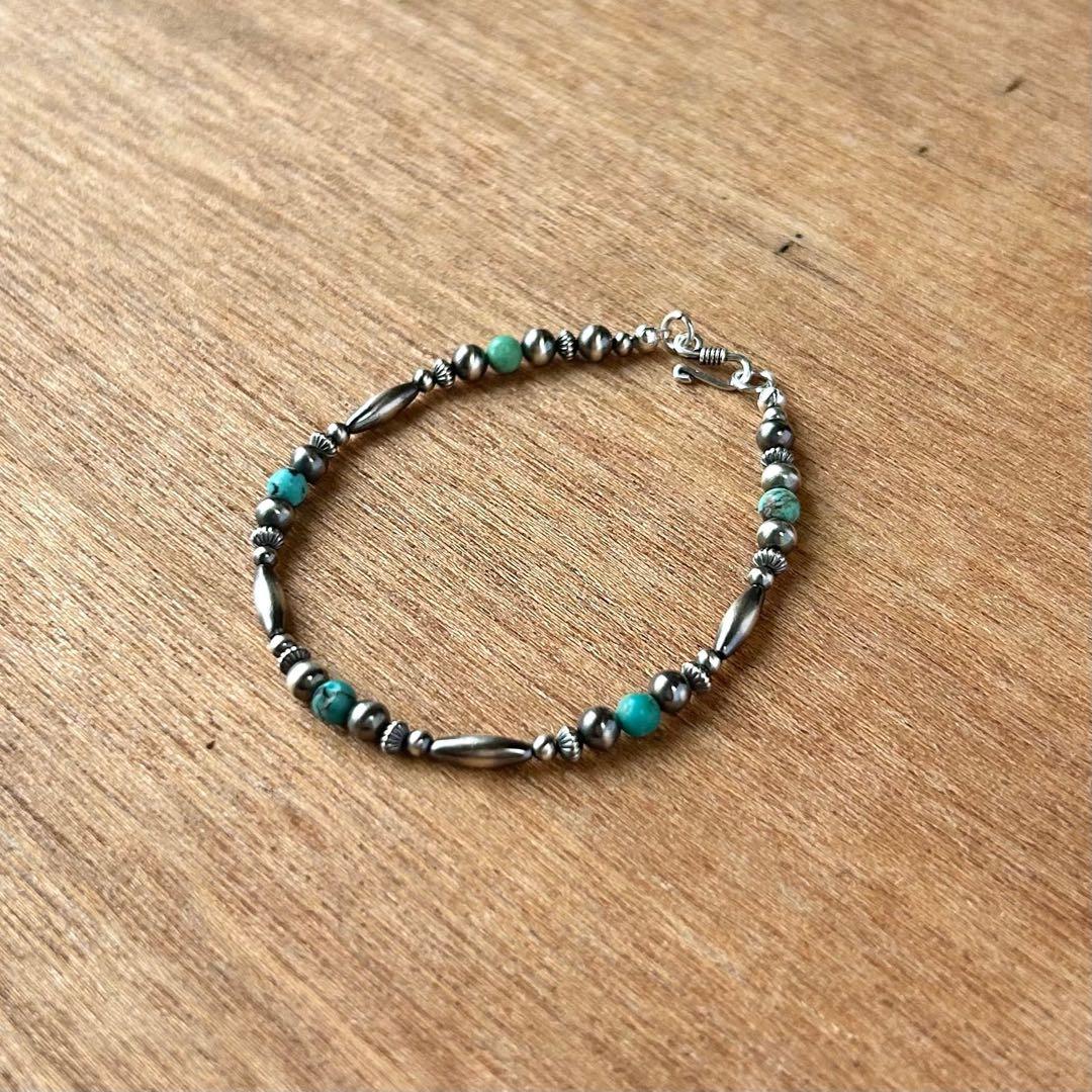 wayward ブレスレット　シルバー925 ターコイズ　19cm