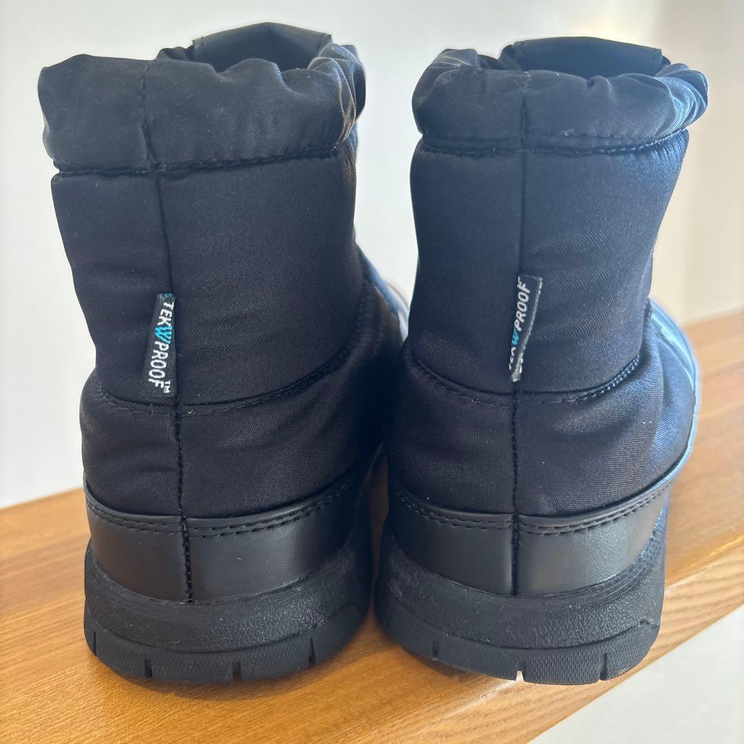 THE NORTH FACE スノーブーツ　ブラックショートブーツ　23センチ