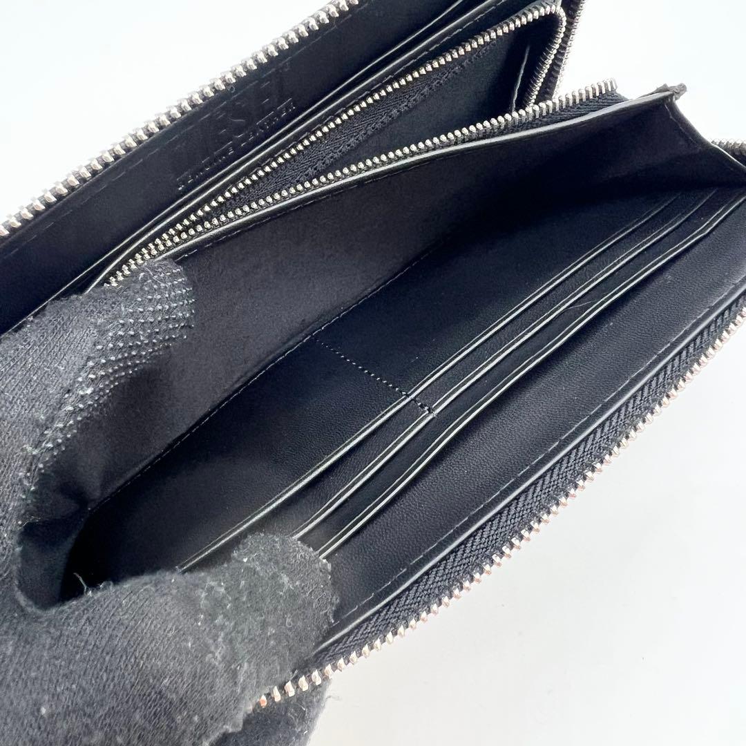 新品未使用✨DIESEL　長財布　Dロゴ　レザー　ブラック　近年モデル　箱付き