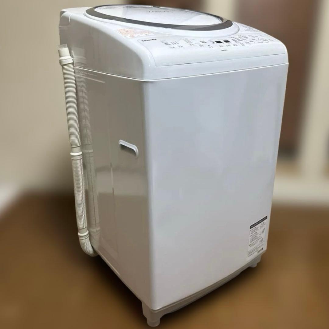美品TOSHIBA ZABOON 洗濯乾燥機 8kg/4.5kg ヒーター乾燥