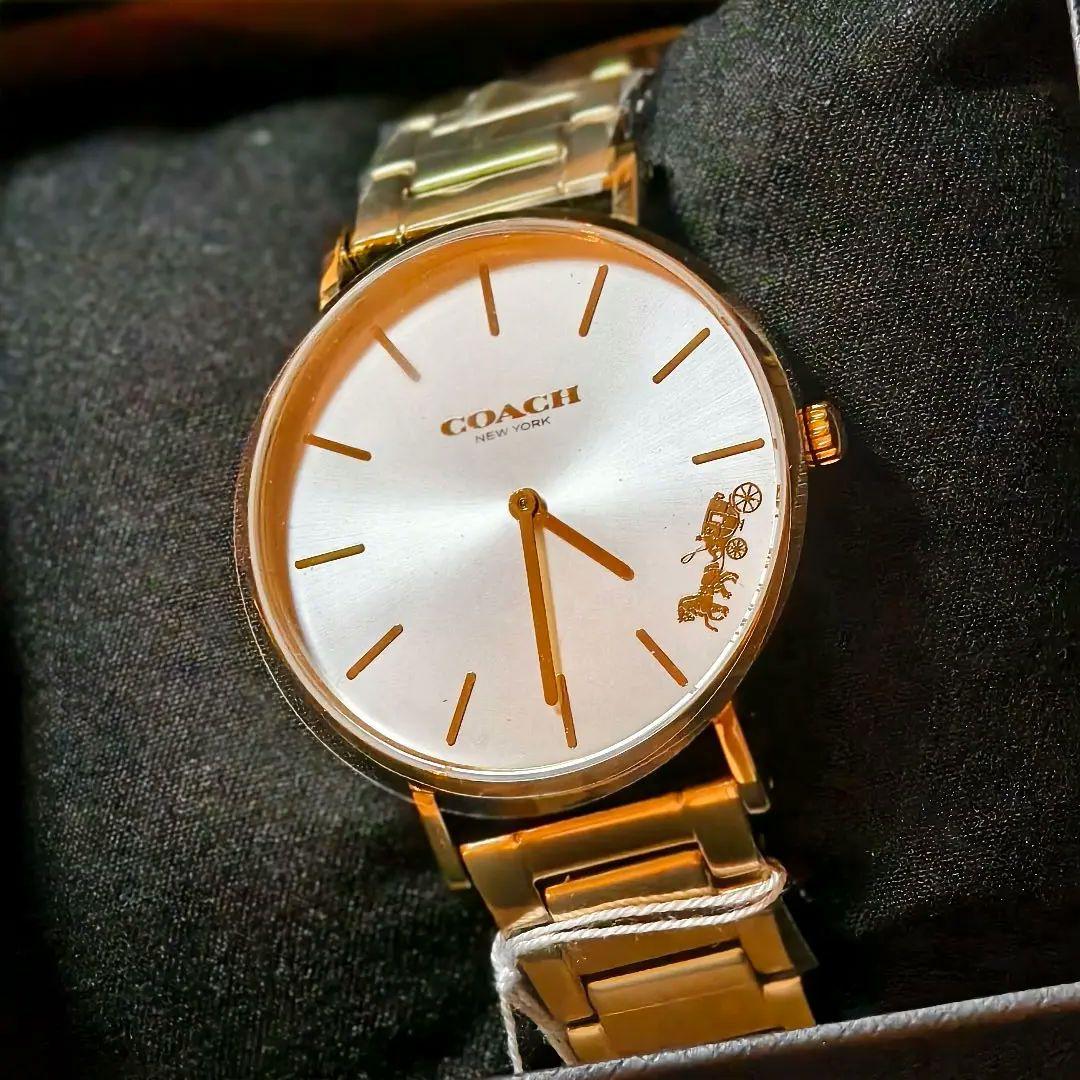 COACH PERRY レディース 時計 ゴールド
