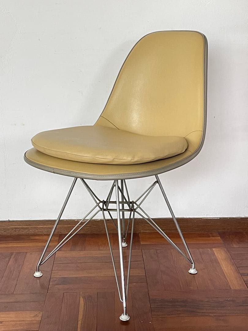 ハーマンミラー ヴィンテージ イームズ シェルチェア ナウガハイドレザー