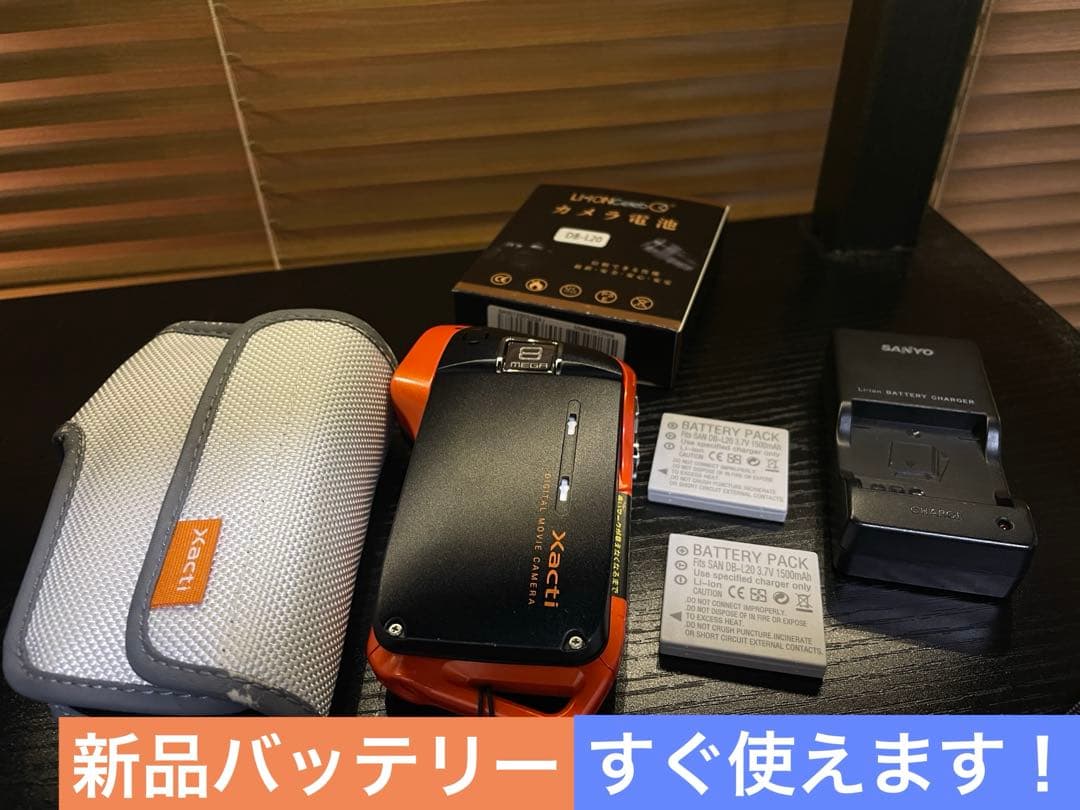 SANYO ビデオカメラ　Xacti DMX-CA8 動作品