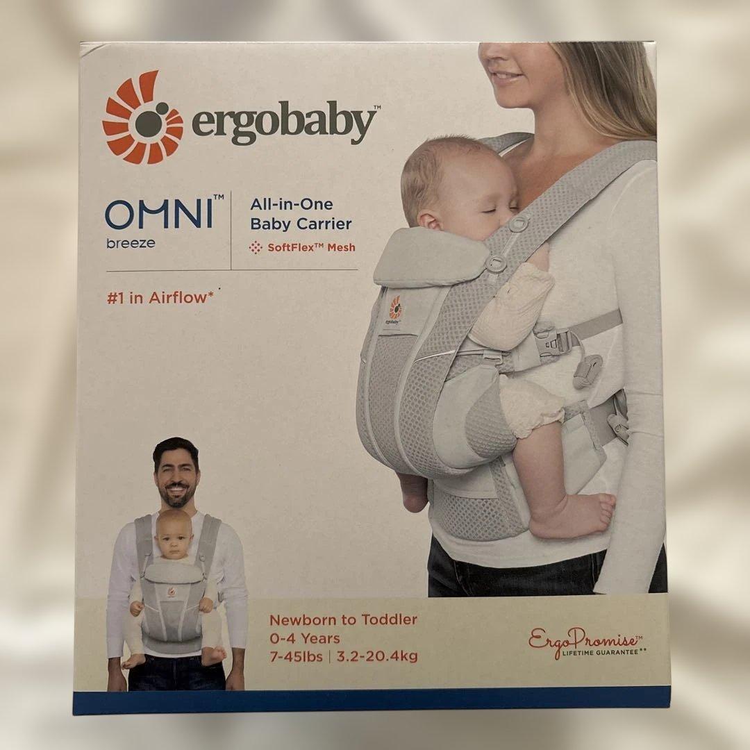 エルゴベビー オムニ ブリーズ オールインワン ベビーキャリア パールグレー