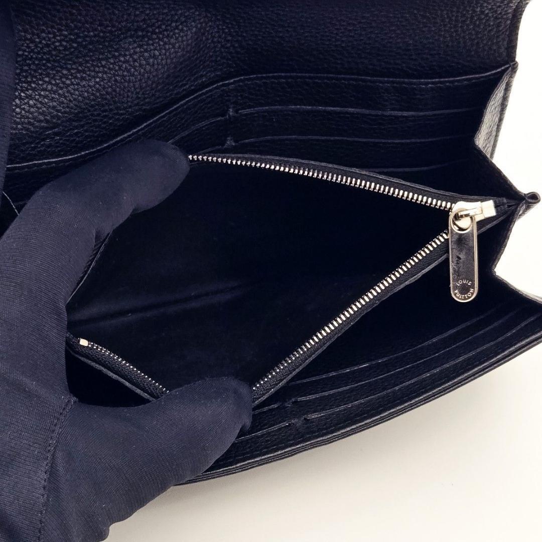 ピーちゃん☆ 財布 イリス マヒナ ブラック ビジネス