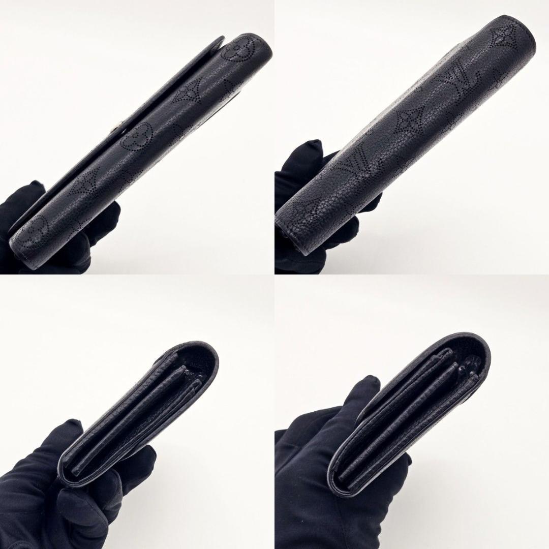 ピーちゃん☆ 財布 イリス マヒナ ブラック ビジネス