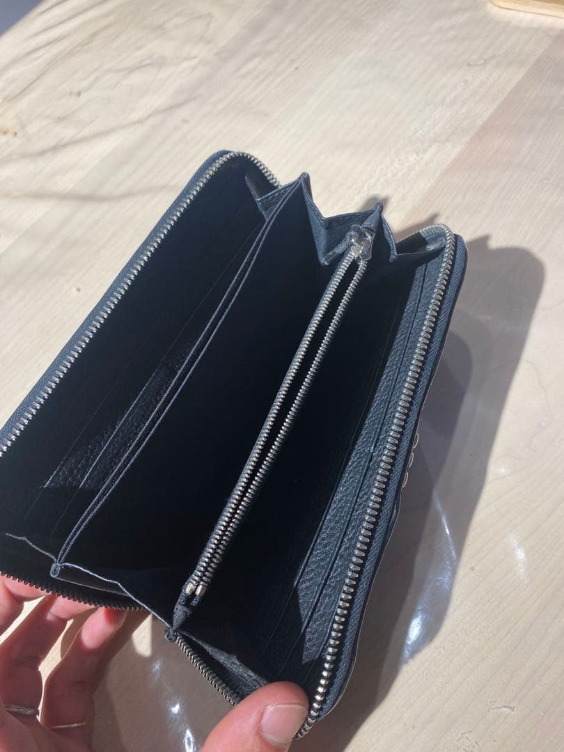 FENDI ROMA ブラックレザー長財布