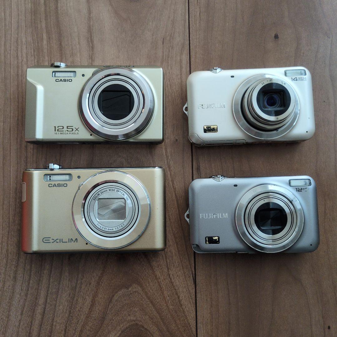コンデジ CASIOとFUJIFILM ジャンク 4台まとめ売り