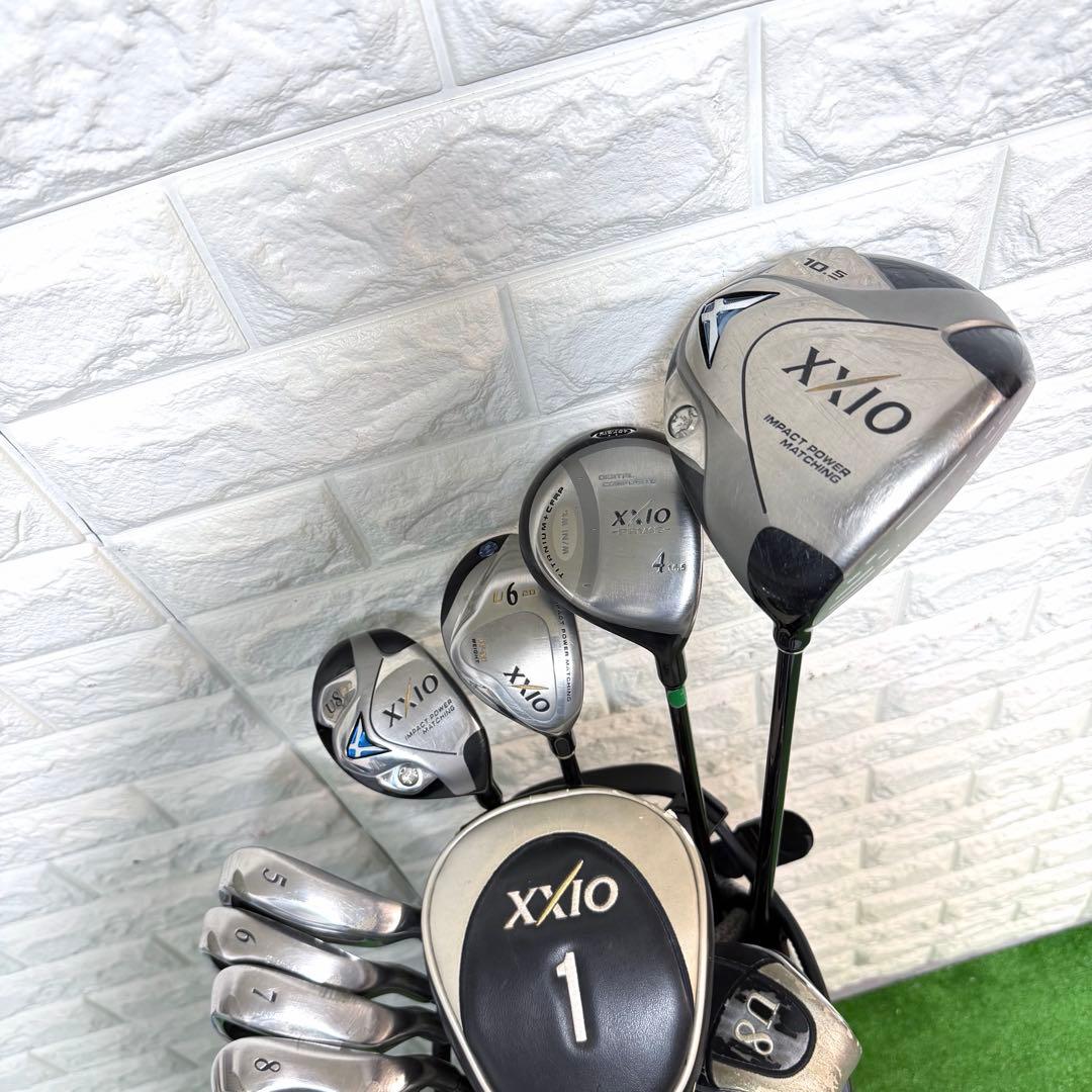 ゴルフセット　豪華　XXIO フルセット　ラウンド仕様　飛距離抜群　すぐ使える
