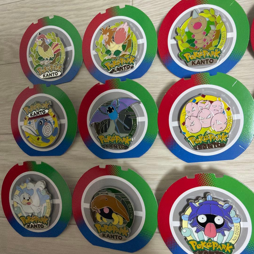 ポケパーク　ポケパークカントー　ランダムピンバッジ14個セット