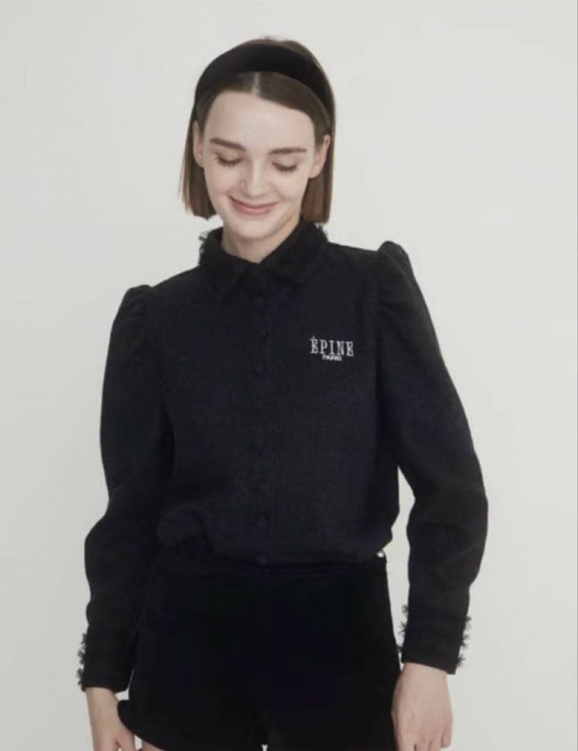 épine エピヌ tullewool blouse nuance skirt