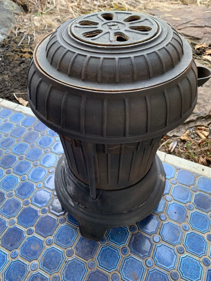 アンティーク　豆たんストーブ　レトロ　昭和　インテリア