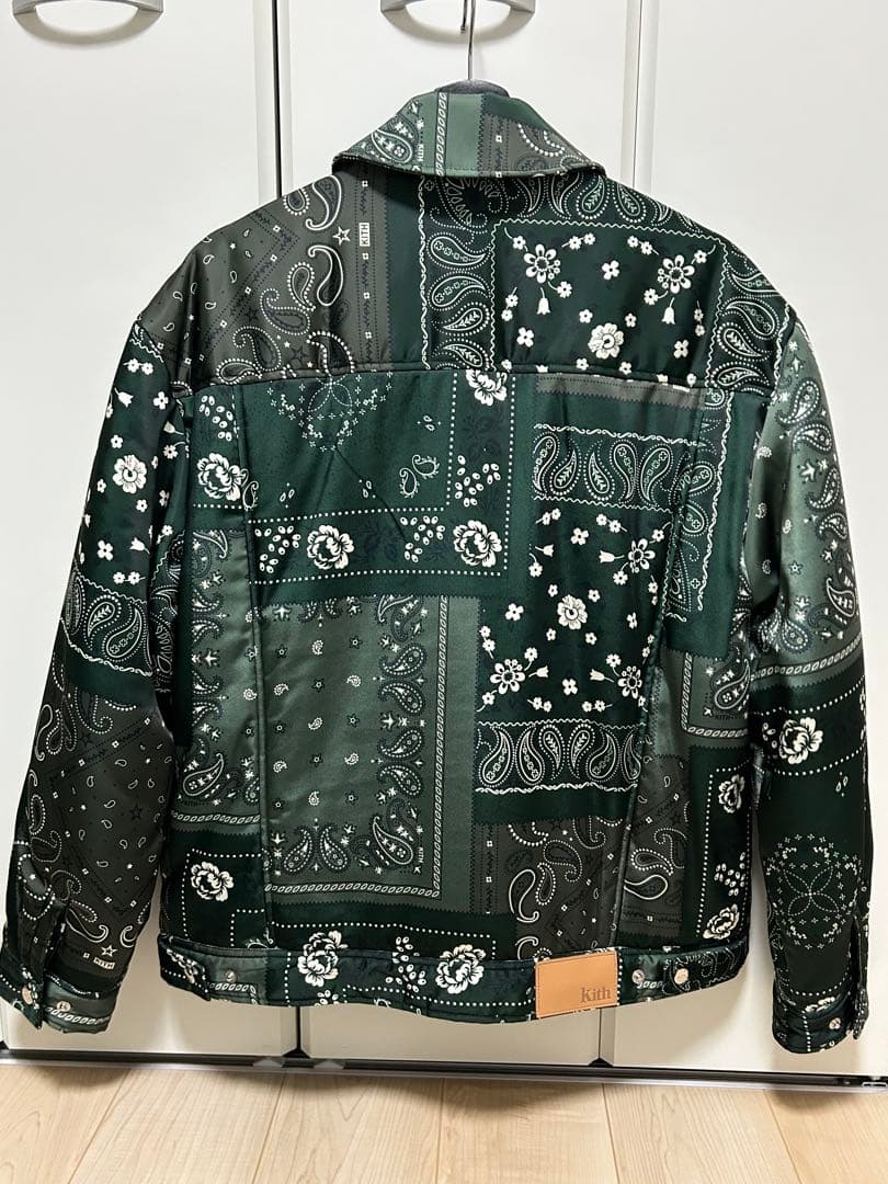 ジャケット・アウター Kith Puffed Jase Satin Trucker Jacket