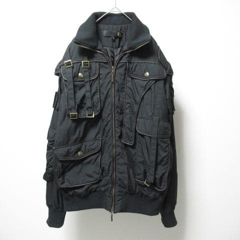 Roberto Cavalli ロベルトカヴァリ アシメデザイン ブルゾン 48