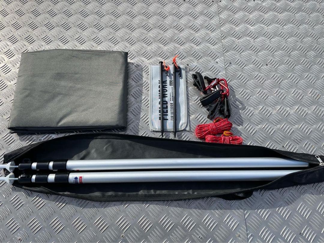 在庫僅か！カーサイドタープ ハイエース バンライフ　車中泊 キャンピングカー