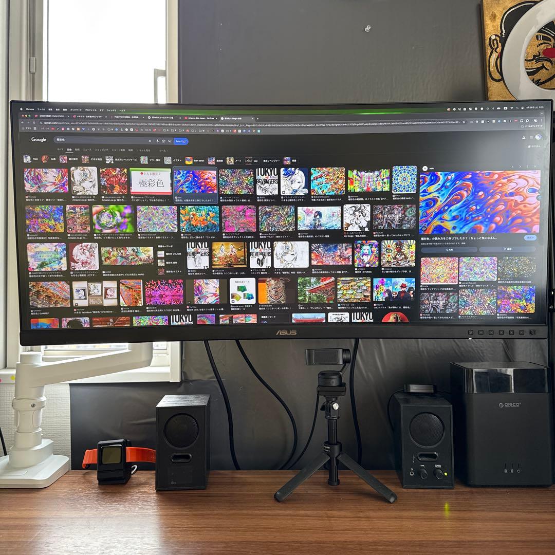 ASUS ウルトラワイドディスプレイ 本体