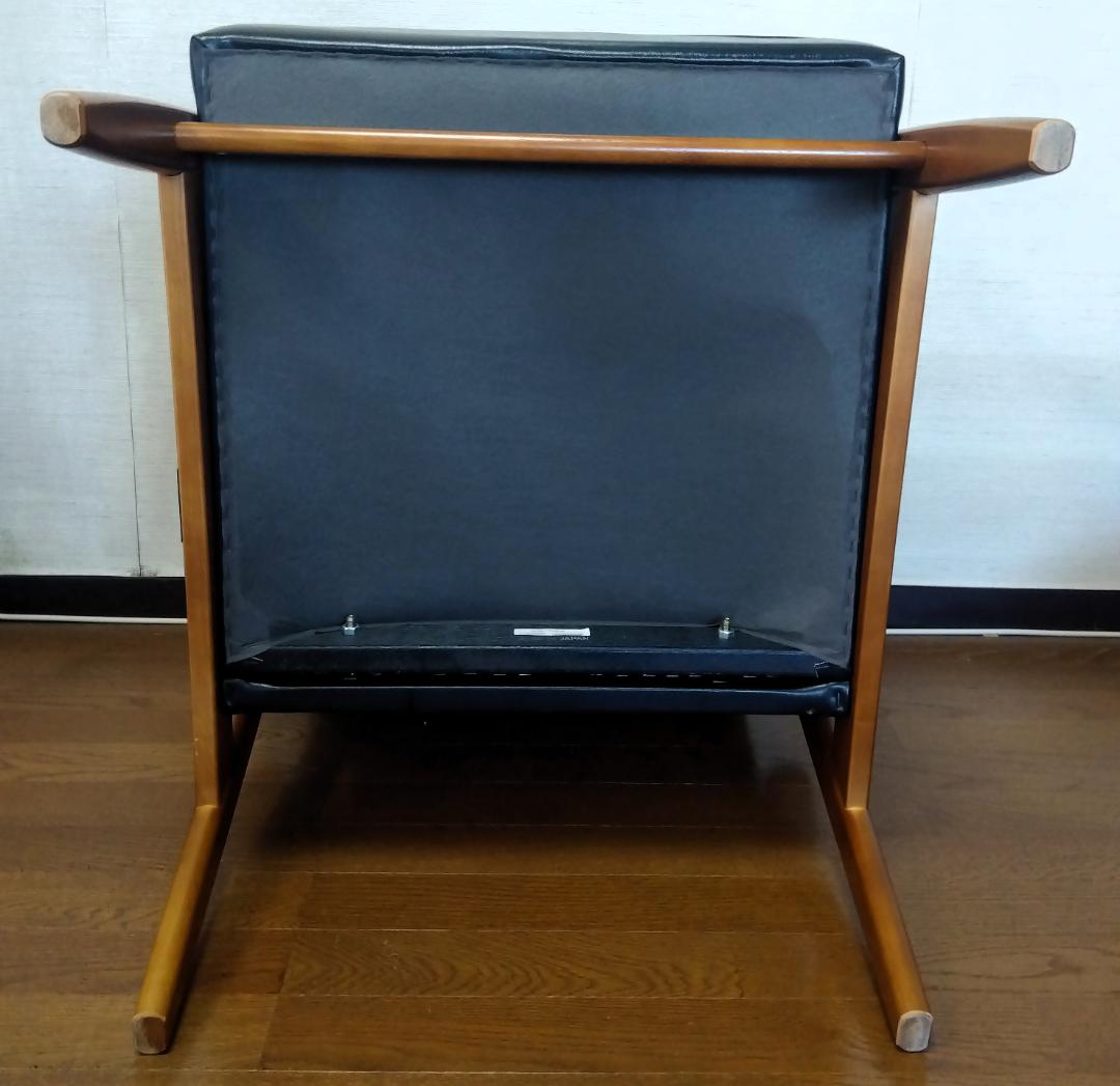 カリモク60 Kチェア 1シーター スタンダードブラック W36170BW