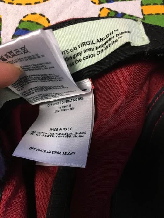 最終値下げ！Off-White オフホワイト キャップ ボルドー