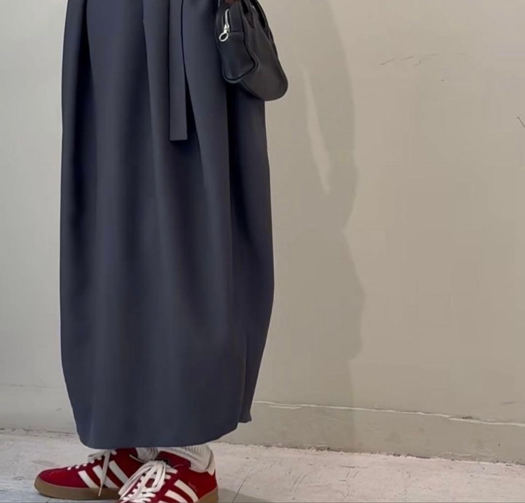 美品soyy. グルカスカート　グレー　0