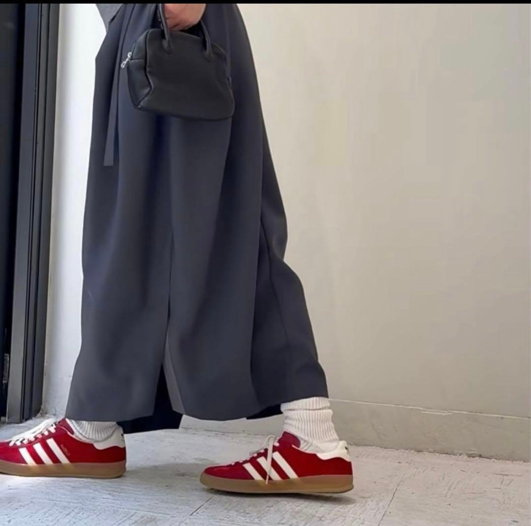 美品soyy. グルカスカート　グレー　0