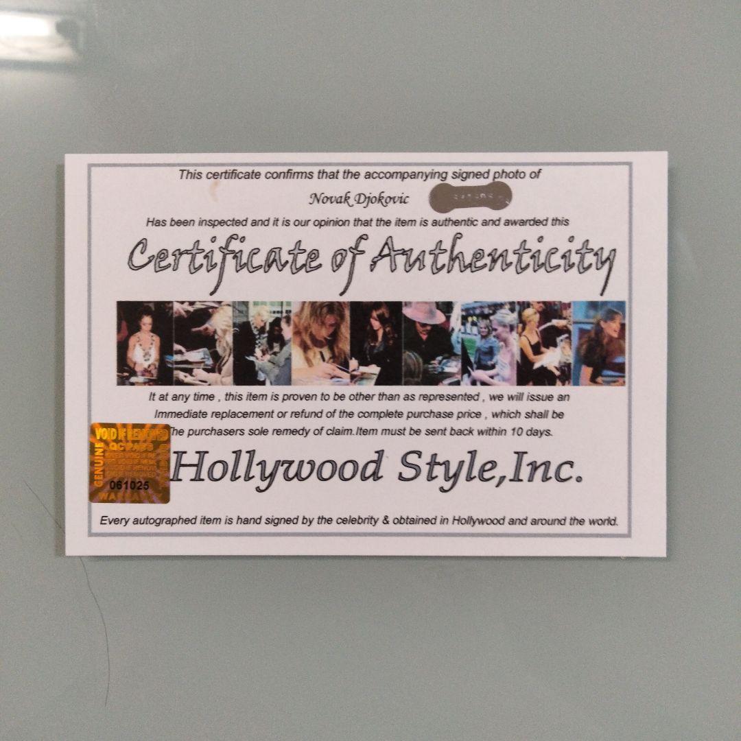 セール…ノバク・ジョコビッチ直筆サイン入り超大型写真…Novak Đoković