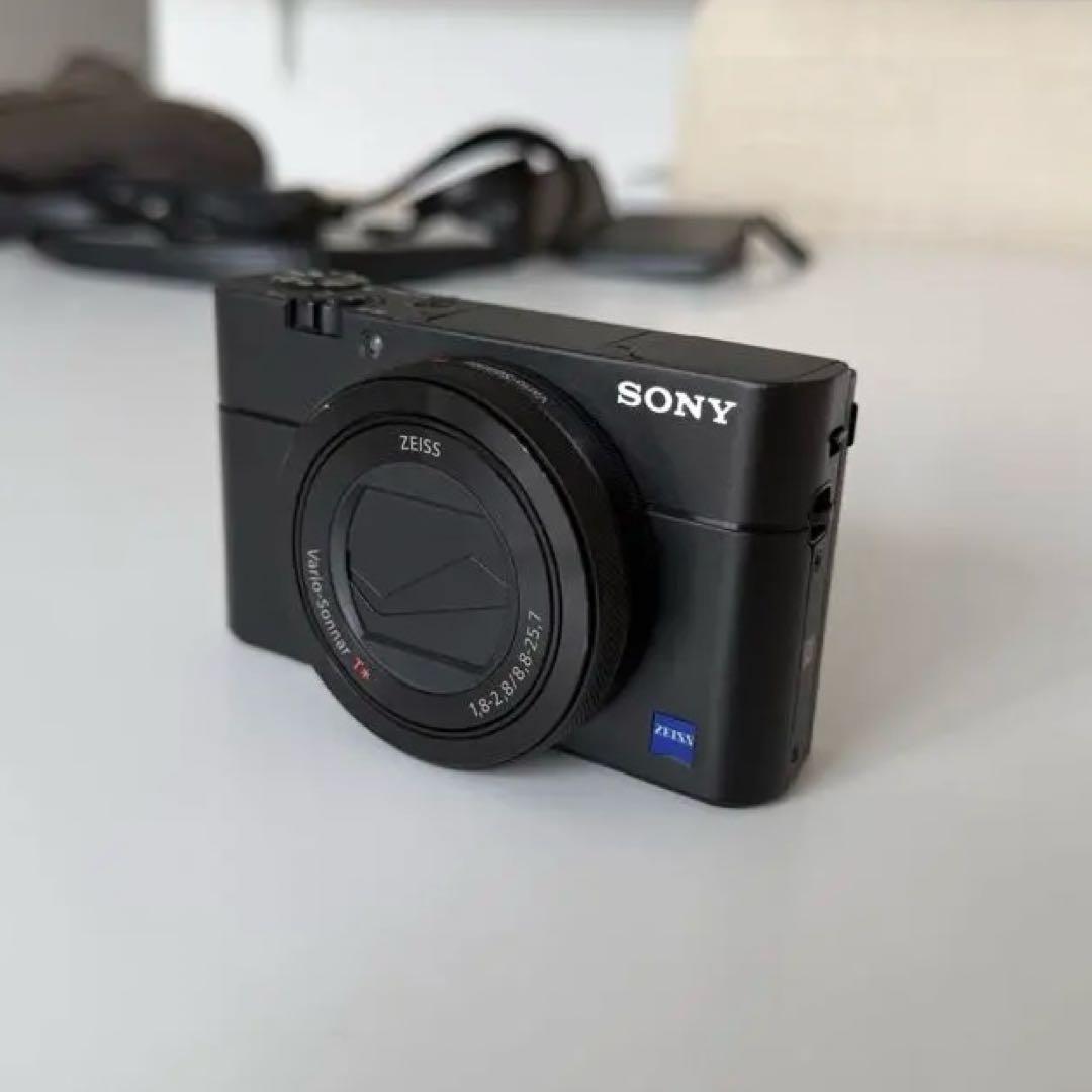 SONY 高級コンデジ DSC-RX100M5 純正ケース 予備バッテリー付