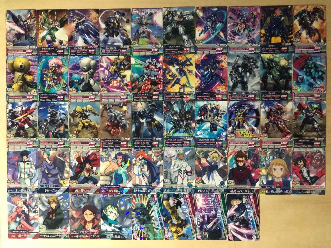 ガンダムトライエイジ　OA1～OA6　288種288枚　レア・コモン　フルコンプ