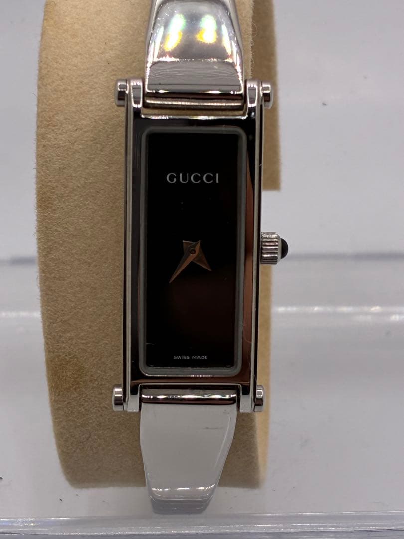 GUCCI グッチ 1500L 美品 レディース 時計 シルバー 稼働