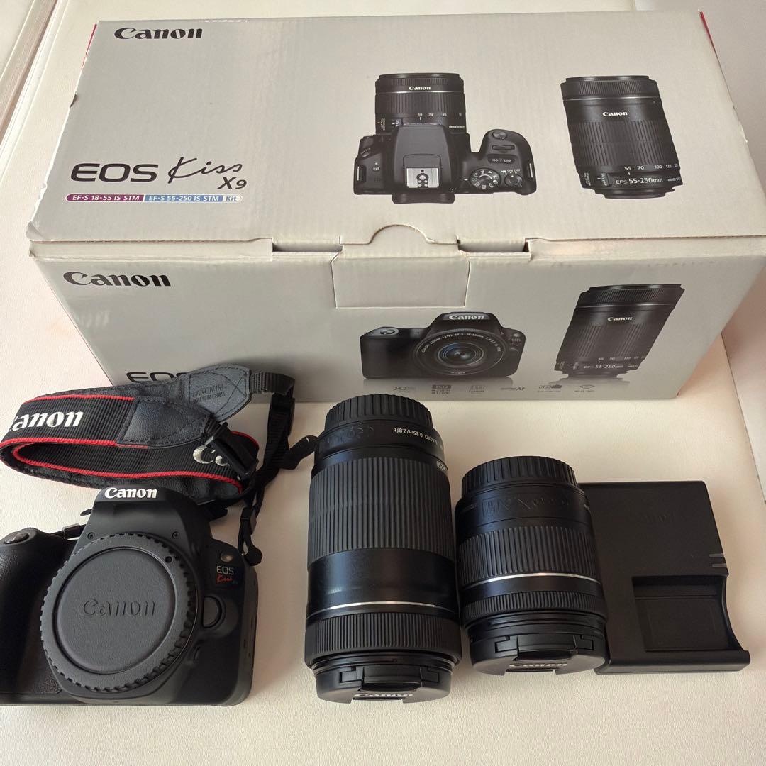 【サト】Canon EOS KISS X9 レンズ2本付きキット